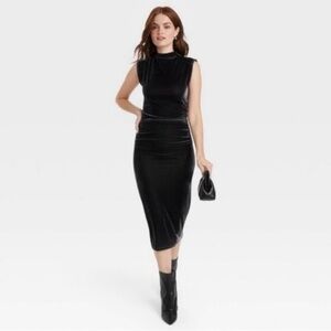 A New Day Black Velvet Dress